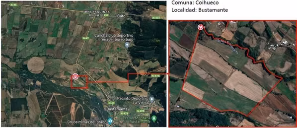 Campo agrícola en venta en Coihueco, cerca de Chillan