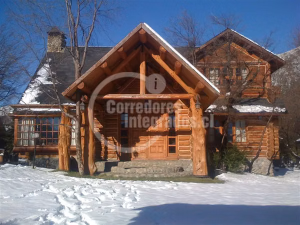 Espectacular log house en las termas de Chillan.