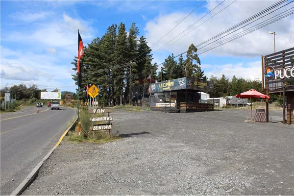 Terreno comercial orilla de ruta - pucón