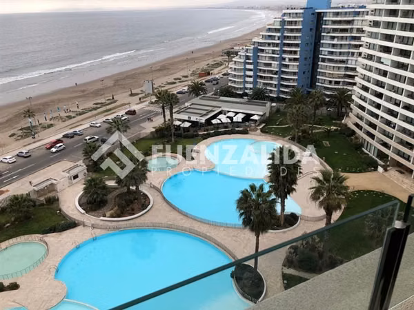 Departamento Cond. Jardín del Mar, 2 dorm. 2 baños, Coquimbo