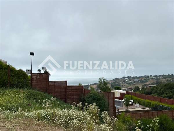 Terreno en venta, vista al mar, El Tabo, Quintero