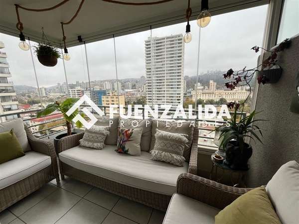 Depto. seminuevo en venta 3D2B2E en Viña del Mar