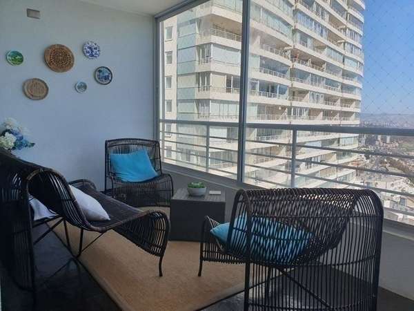 Departamento Amoblado en Venta 2D2B, Reñaca, Viña del Mar