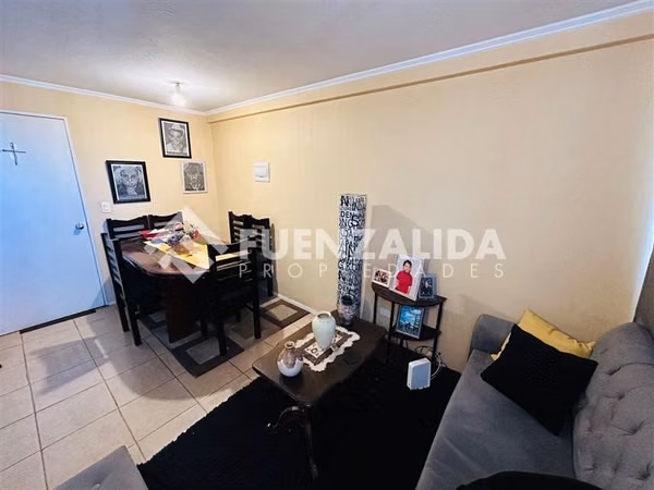 Departamento en venta de 3 dorm. en La Cisterna