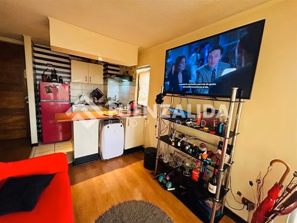Departamento en venta de 1dorm y 1bañ. en Santiago