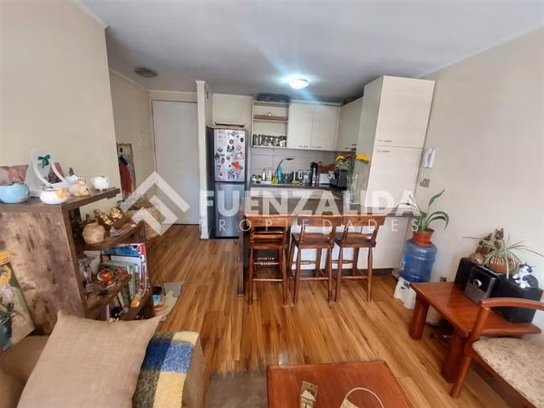 Venta Departamento Stgo, 2D y 2B Estacionamiento, Bodega