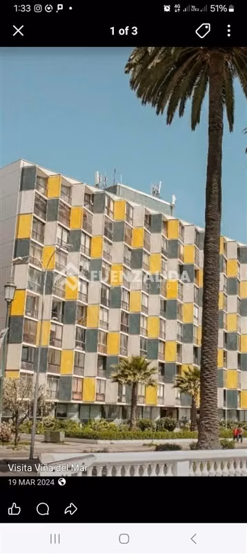 Departamento en venta de 3 dorm. en Viña del Mar