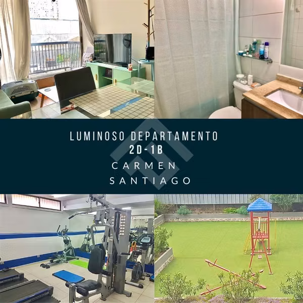 Moderno dpto 2d 1b - 40m2 - Santiago