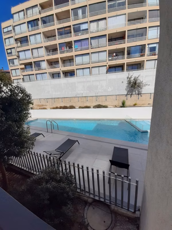 Arriendo departamento amoblado de 3 dorm. en Conco
