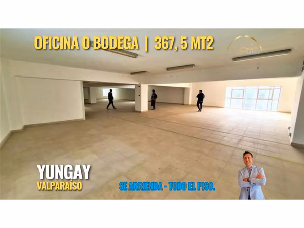 Galpón hormigón | Todo un piso  | 367 m2 | Detrás Universidad católica.