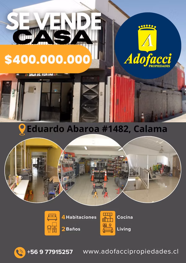 Casa, Calle Abaroa, Calama