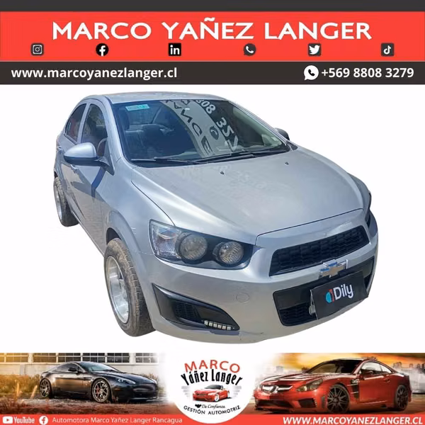 CHEVROLET SONIC II 1.6 / AÑO  KILOMETROS / EXCELENTE ESTADO