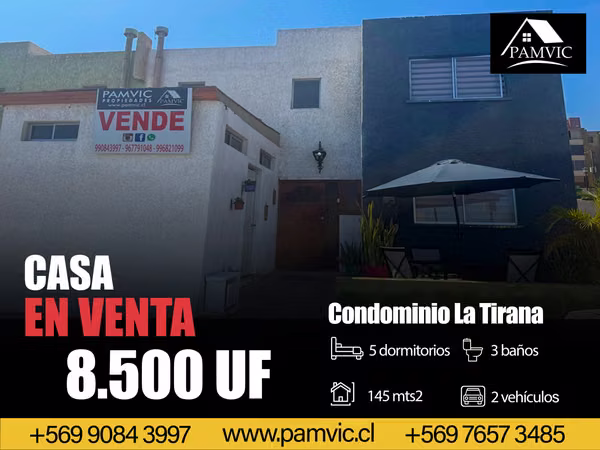 Casa en Venta en Condominio La Tirana