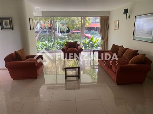Departamento en venta de 3d,3b,sector exclusivo Las Condes