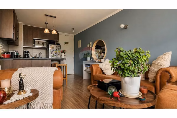 Departamento con terraza y full áreas comunes