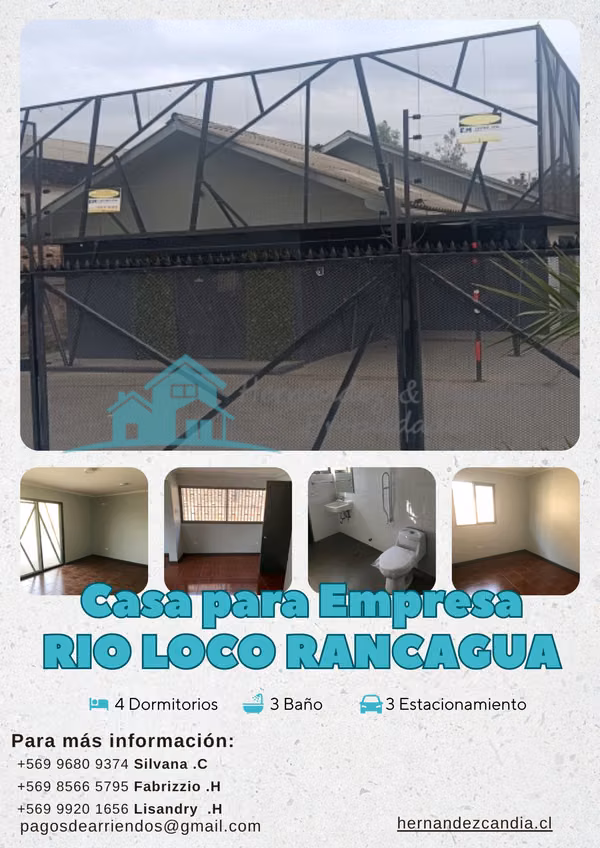 Casa para Empresas Av Rio Loco frente Medico Legista Rgua.