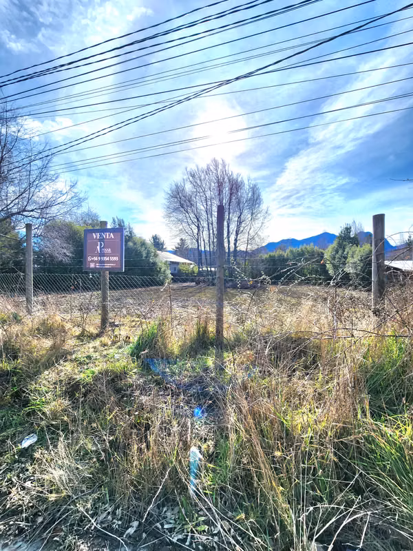 TERRENO A LA VENTA A 10 MIN DEL CENTRO DE PUCON