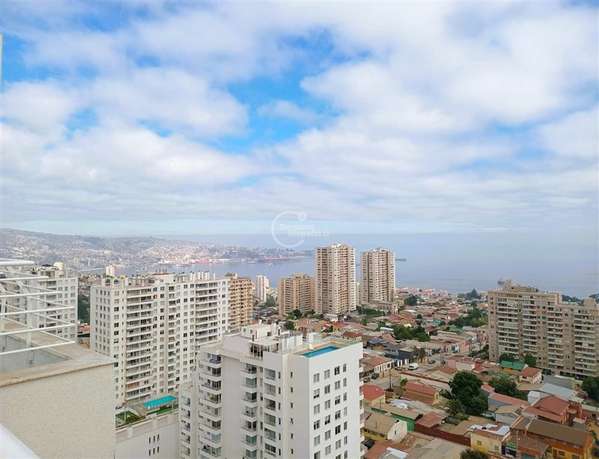 Vista Panoramica. 2 dorm. 2 baños. Estac. Bodega. Valparaíso