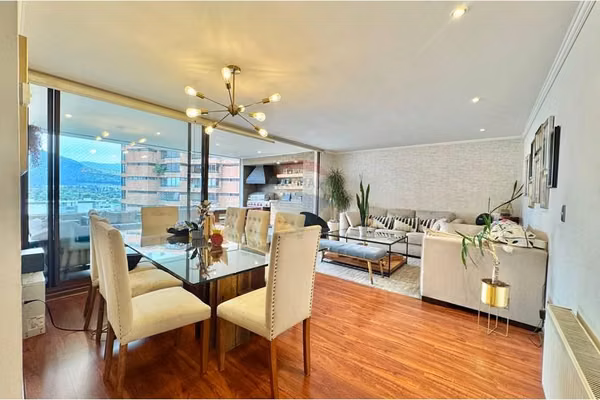 3dormitorios 144 mt2 gran terraza  alto las condes
