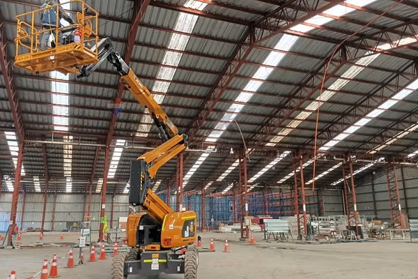 Galpón en parque industrial lo boza - pudahuel