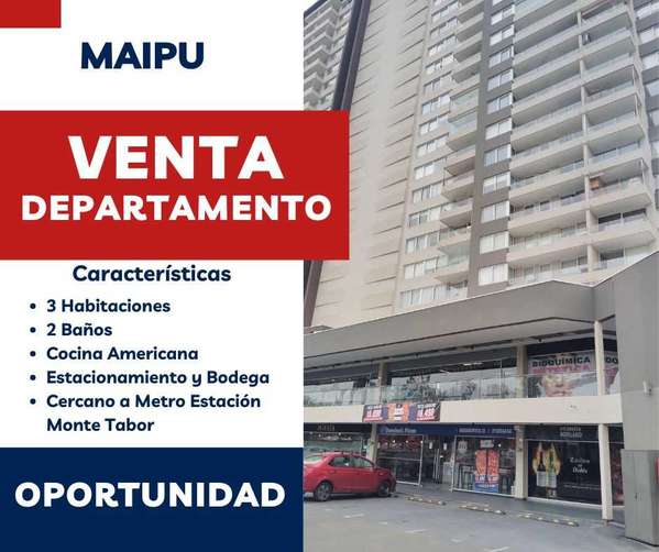 Venta Departamento en Pleno Corazón de Maipu (162748)