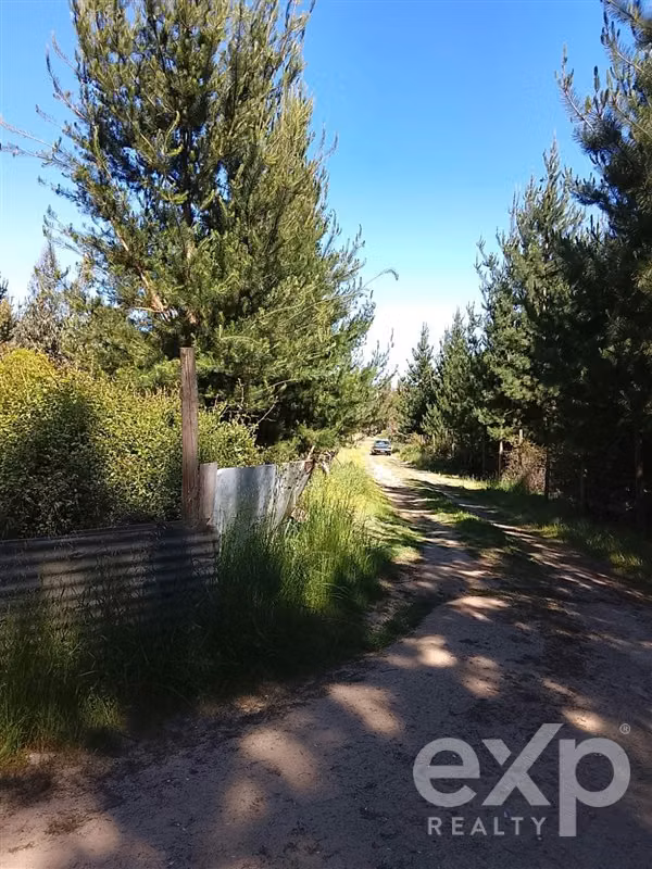 Parcela de 5.000 m2 con 4 cabañas y pozo en recinto privado