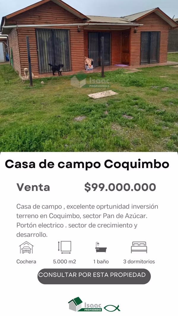Terreno en  Pan  de Azucar 5000 mt2