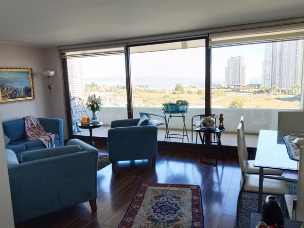 Reñaca - Gastón Hamel; Dpto. 3D/3B/2E/Bd/Sala Estar; 135mt2; Piso 8;