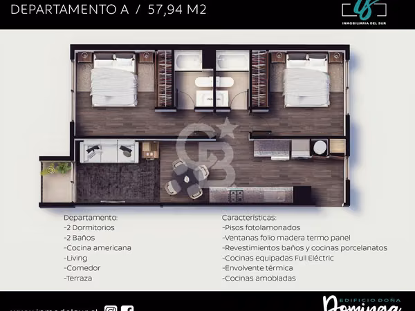 Oferta Departamento Central en Puerto Montt