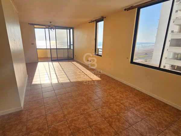 Departamento con Vista al Mar, Sector Sur