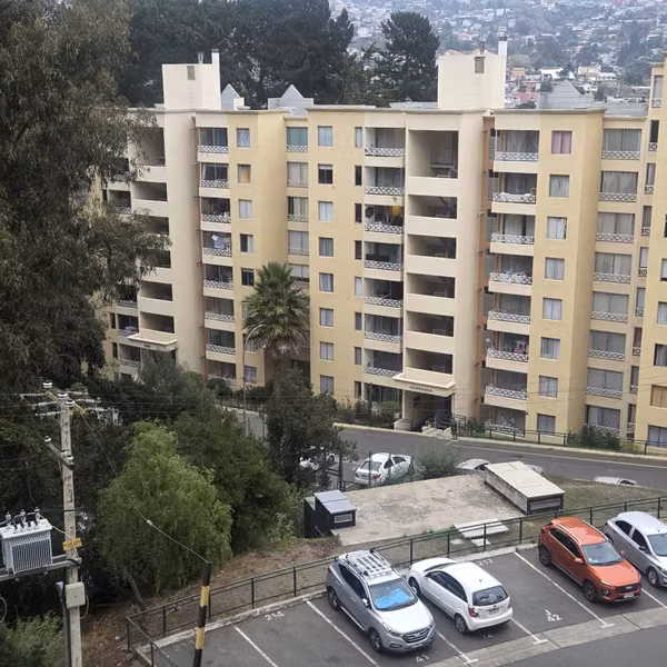 Amplio y Hermoso Departamento Jardín Suizo Valparaíso