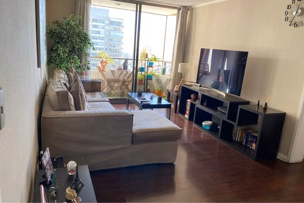 Departamento con amplia vista  de 2d 2b en ñuñoa