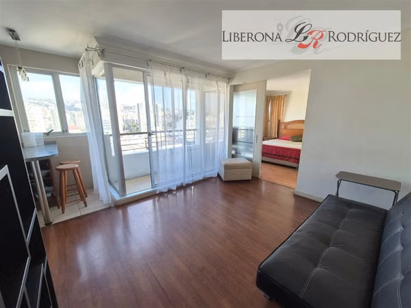 Departamento en arriendo de 1 dorm. en Viña del Mar