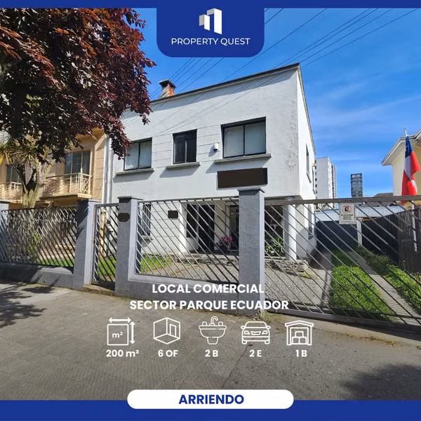 ARRIENDO AMPLIO LOCAL COMERCIAL PARQUE ECUADOR