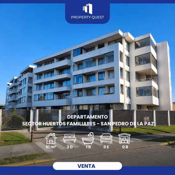VENTA DEPTO 2D+1B HUERTOS FAMILIARES