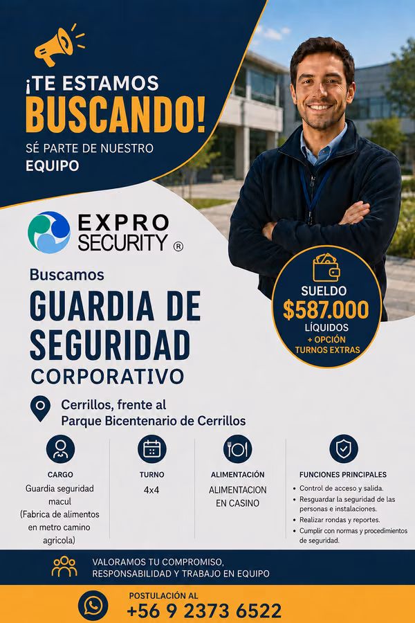 guardia corporativo macul metro camino agricola