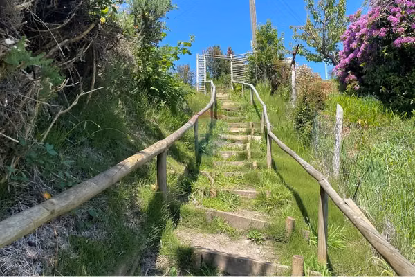 Maravillosa parcela con vista y bajada al lago