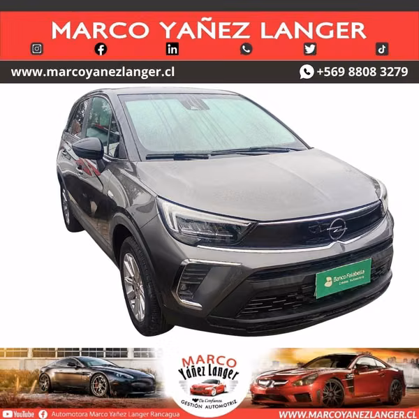 OPEL CROSSLAND MT6 1.2T / AÑO  KILOMETROS / EXCELENTE ESTADO