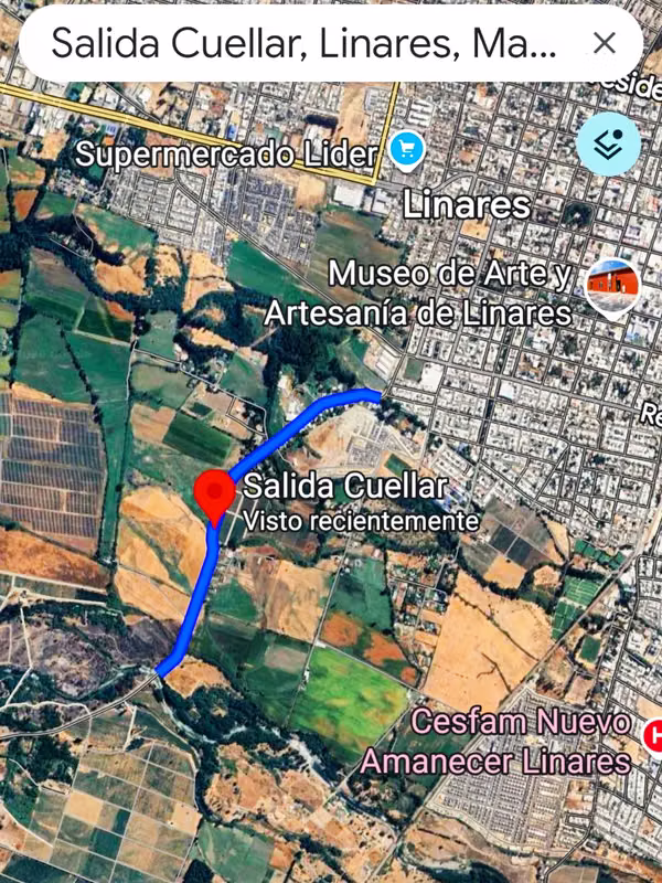 vendo terreno en Linares desde $300Mill