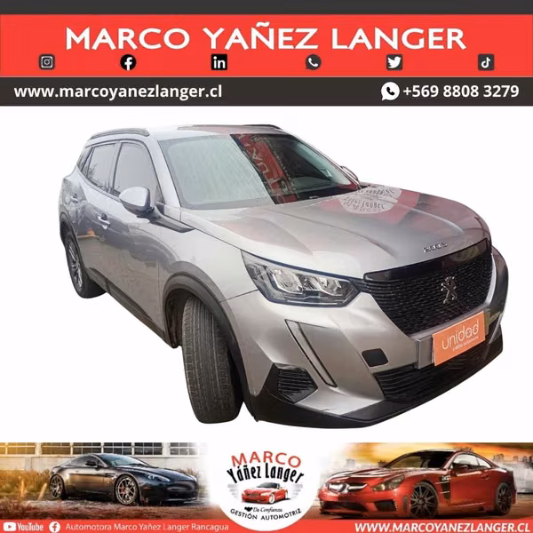 PEUGEOT 2008 P2 ACTIVE BLUE HDI 1 / AÑO  KILOMETROS / EXCELENTE ESTADO