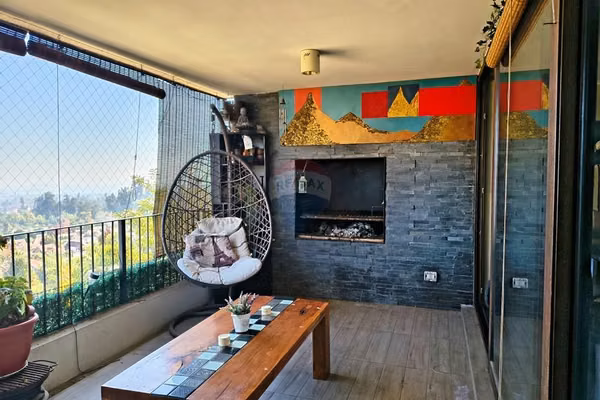 Departamento en alto macul, vista panorámica