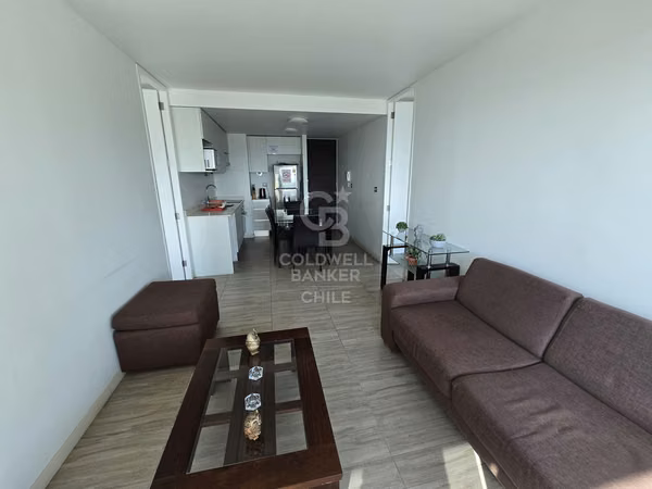 Departamento Full Amoblado con Vista al Mar, Sector Sur