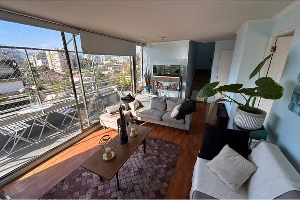 Dúplex vista norte en ñuñoa + 2 terrazas