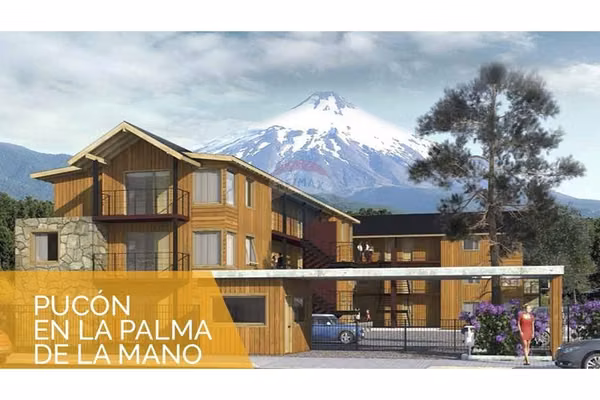 Departamento en venta a 10 min centro de pucón