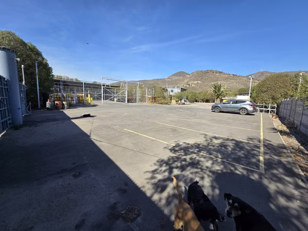 CALERA DE TANGO: ARRIENDO 5.000 M2, CON PATIO ASFALTADO, 300 M2 OFIC. Y CASA CUIDADOR