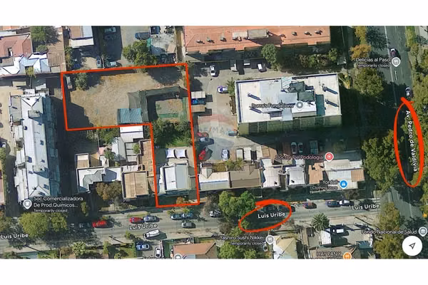Paño construcción 1361.08m2. ñuñoa