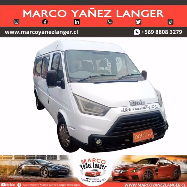 JMC TOURING 2.8 / 15 PASAJEROS / AÑO 2021 /MOTOR NUEVO CON FACTURA / TENDRIA 35.000. KMS