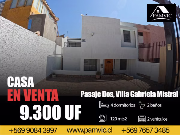 Casa en Venta en Pasaje Dos