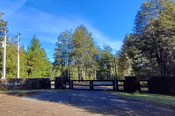 Venta terreno en condominio bosque pucón