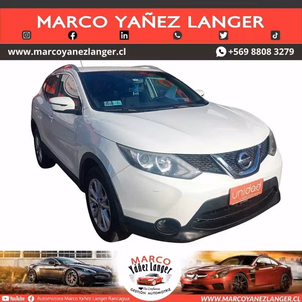 NISSAN QASHQAI ADVANCE 2.0 / AÑO  KILOMETROS / EXCELENTE ESTADO